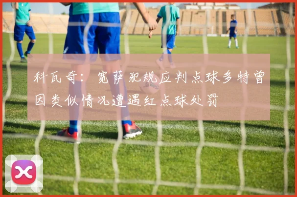 科瓦奇：宽萨犯规应判点球多特曾因类似情况遭遇红点球处罚